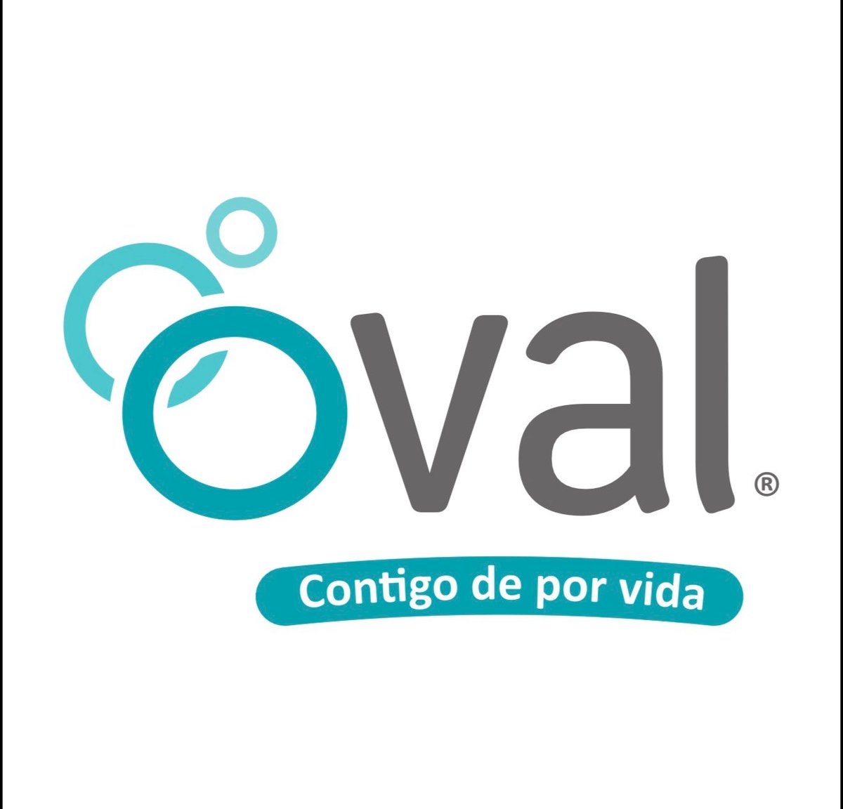 Logo de Oval México con leyenda Contigo de por vida