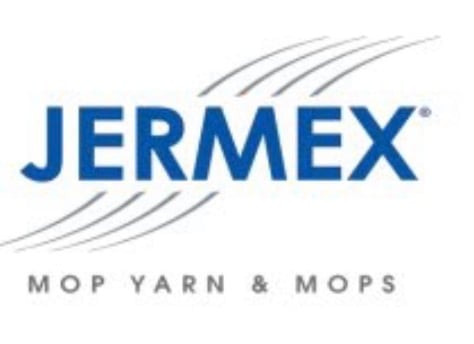 Logo de JERMEX / Clean Ideas con texto Mop Yarn and Mops